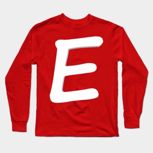 Letter E Long Sleeve T-Shirt